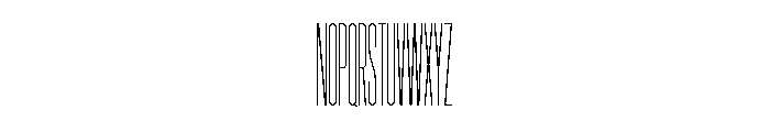 Garaje3303 Medium Font UPPERCASE