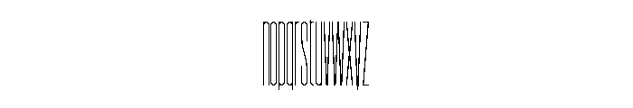 Garaje3303 Medium Font LOWERCASE