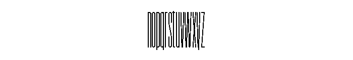 Garaje3403 Bold Font LOWERCASE