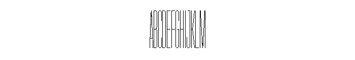 Garaje3403 Book Font UPPERCASE