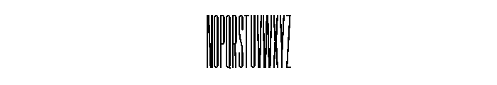 Garaje3503 Black Font UPPERCASE