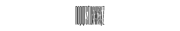 Garaje3503 Bold Font LOWERCASE