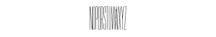 Garaje3503 Book Font UPPERCASE