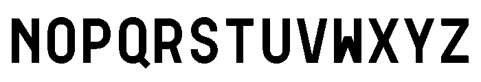 GarajeMonospace0503 Bold Font LOWERCASE