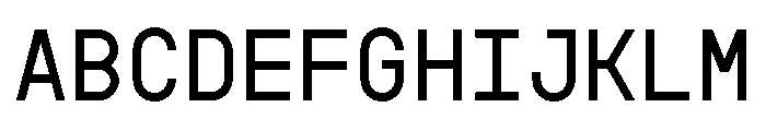 GarajeMonospace0503 Medium FONT