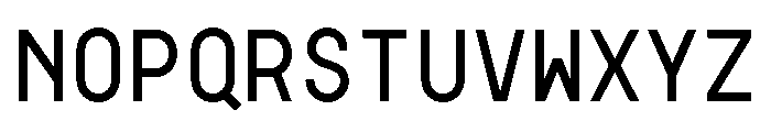 GarajeMonospace0503 Medium Font LOWERCASE
