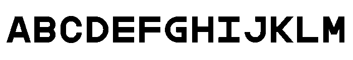 GarajeMonospace0504 Black FONT