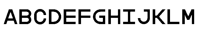 GarajeMonospace0504 Bold FONT