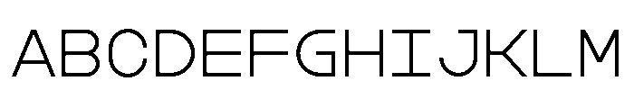 GarajeMonospace0504 Book FONT