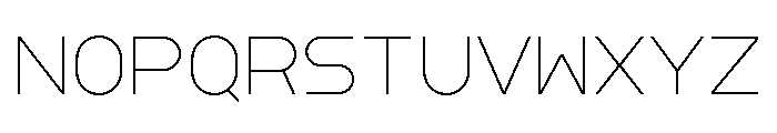 GarajeMonospace0504 Light Font LOWERCASE
