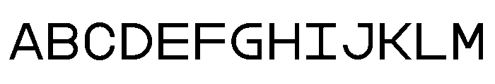 GarajeMonospace0504 Medium FONT