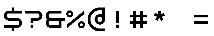 GarajeMonospace0505 Bold Font OTHER CHARS
