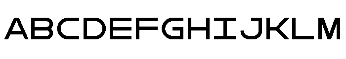 GarajeMonospace0505 Bold Font UPPERCASE