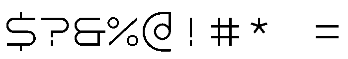 GarajeMonospace0505 Book Font OTHER CHARS