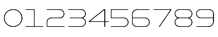 GarajeMonospace0505 Light Font OTHER CHARS