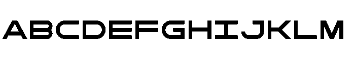 GarajeMonospace0506 Black Font UPPERCASE