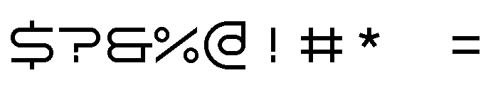 GarajeMonospace0506 Medium Font OTHER CHARS