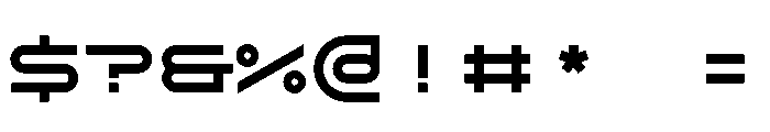 GarajeMonospace0507 Black Font OTHER CHARS