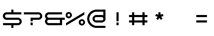 GarajeMonospace0507 Bold Font OTHER CHARS