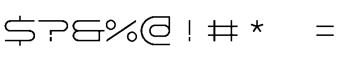 GarajeMonospace0507 Book Font OTHER CHARS