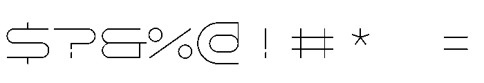 GarajeMonospace0507 Light Font OTHER CHARS