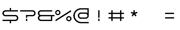 GarajeMonospace0507 Medium Font OTHER CHARS
