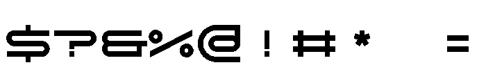 GarajeMonospace0508 Black Font OTHER CHARS