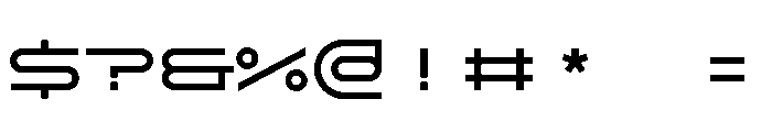 GarajeMonospace0508 Bold Font OTHER CHARS