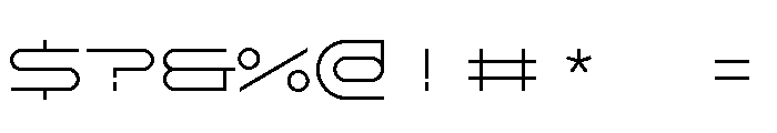 GarajeMonospace0508 Book Font OTHER CHARS