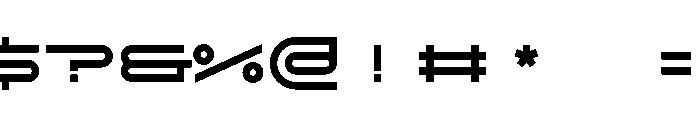 GarajeMonospace0509 Black Font OTHER CHARS