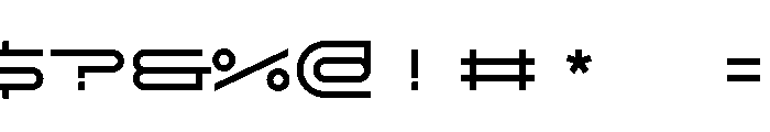 GarajeMonospace0509 Bold Font OTHER CHARS