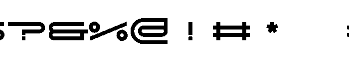GarajeMonospace0510 Black Font OTHER CHARS