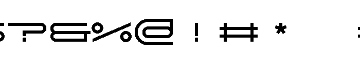 GarajeMonospace0510 Bold Font OTHER CHARS