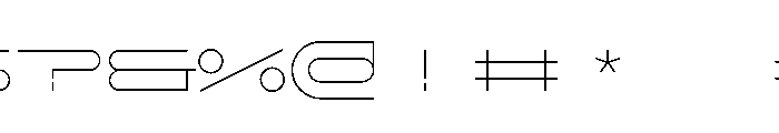 GarajeMonospace0510 Light Font OTHER CHARS