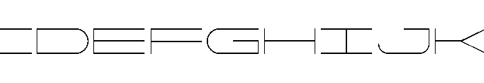 GarajeMonospace0510 Light Font UPPERCASE