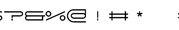GarajeMonospace0510 Medium Font OTHER CHARS