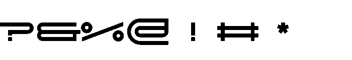 GarajeMonospace0511 Black Font OTHER CHARS