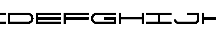 GarajeMonospace0511 Black Font UPPERCASE