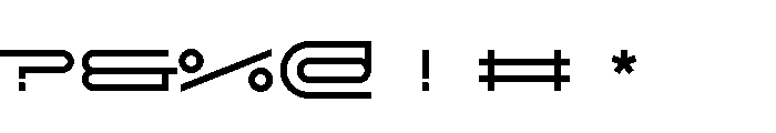 GarajeMonospace0511 Bold Font OTHER CHARS