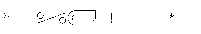 GarajeMonospace0513 Light Font OTHER CHARS