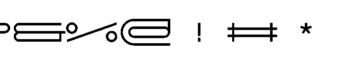 GarajeMonospace0513 Medium Font OTHER CHARS