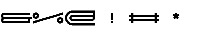 GarajeMonospace0514 Black Font OTHER CHARS
