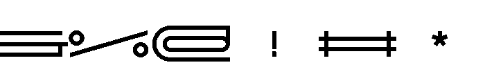 GarajeMonospace0515 Bold Font OTHER CHARS