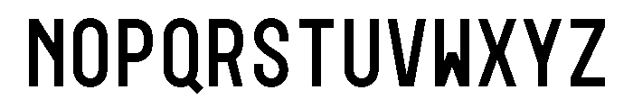 GarajeMonospace0603 Bold Font LOWERCASE