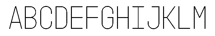 GarajeMonospace0603 Light FONT