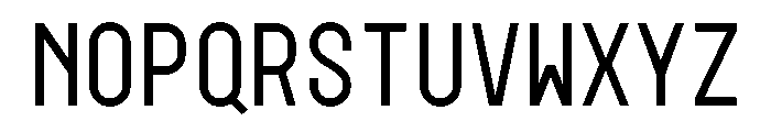 GarajeMonospace0603 Medium Font LOWERCASE