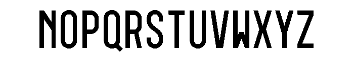 GarajeMonospace0703 Bold Font UPPERCASE