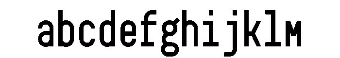 GarajeMonospace0703 Bold FONT