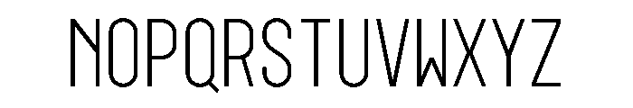 GarajeMonospace0703 Book Font UPPERCASE