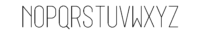 GarajeMonospace0703 Light Font UPPERCASE